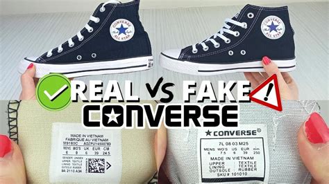 how to know fake converse shoes|converse original check.